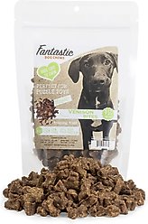 Fantastic Dog Chews 95% Venison Bites Dog Treats, 6-oz bag