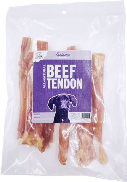 Fantastic Dog Chews Assorted Beef Tendons Dog Chews, 8-oz bag