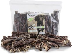 Fantastic Dog Chews Braided Gullets Grain-Free Dog Treats, 6-in, 25 count
