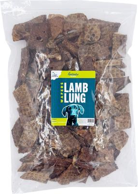 Show full view: Fantastic Dog Chews Lamb Lung Wafers Dog Treats, 16-oz bag slide 4 of 5