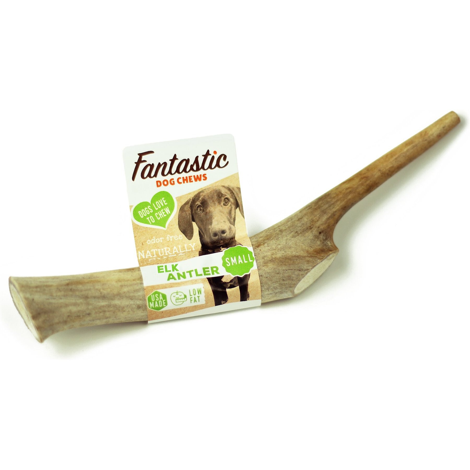 Fantastic Dog Chews Whole Elk Antler Dog Chew