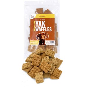 Fantastic Dog Chews Yak Cheese Waffles Dog Treats, 4-oz bag