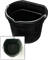 Farm Innovators Heated Flat-Back Bucket, 4.5-gal
