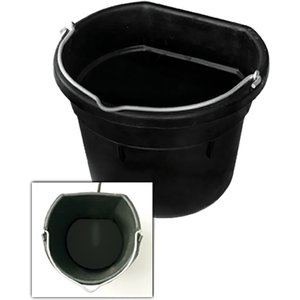 Farm Innovators Heated Flat-Back Bucket, 4.5-gal