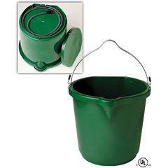 Farm Innovators Heated Flat-Back Bucket, 5-gal