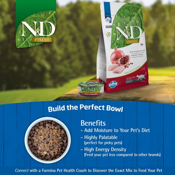 Farmina Natural & Delicious Chicken Grain-Free Formula Dry Cat Food