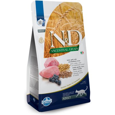 Farmina Farmina Natural & Delicious Lamb Low-Grain Dry Cat Food, 3.3-lb bag