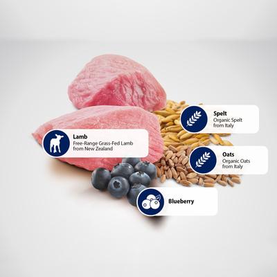 Show full view: Farmina N&D Ancestral Lamb & Blueberry Low-Grain Dry Cat Food, 3.3-lb bag slide 6 of 11