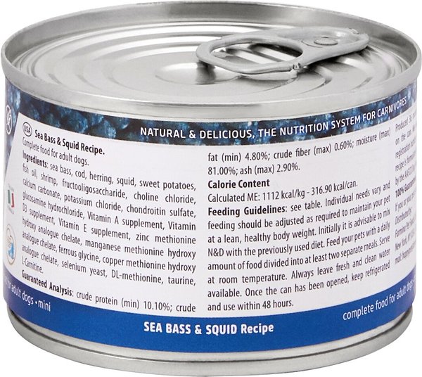 Farmina Natural & Delicious Ocean Sea Bass, Squid & Shrimp Canned Cat Food