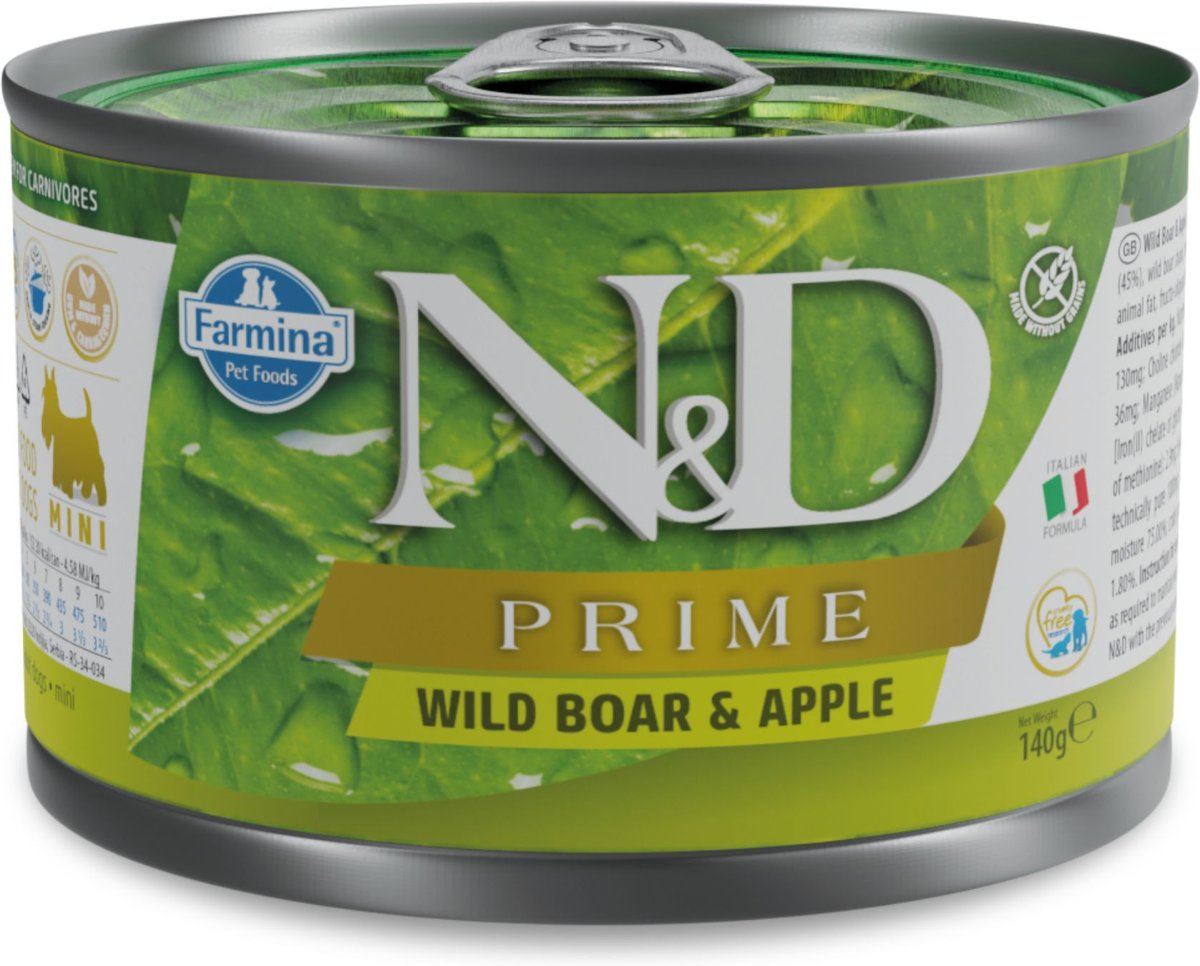 Farmina Natural & Delicious Prime Boar & Apple Canned Cat Food