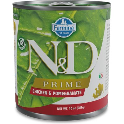 Farmina Farmina Natural & Delicious Prime Chicken & Pomegranate Canned Dog Food, 10-oz can, case of 6