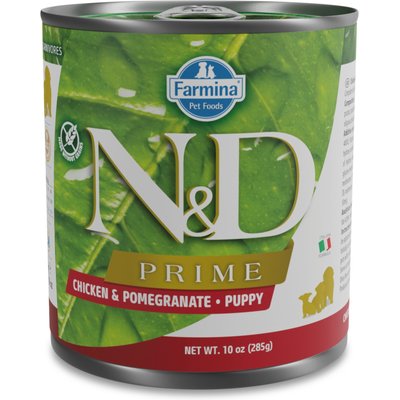 Farmina Farmina Natural & Delicious Puppy Prime Chicken & Pomegranate Canned Dog Food, 10-oz can, case of 6
