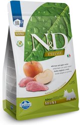 Farmina Natural & Delicious Wild Boar Grain-Free Mini Breed Formula Dry Dog Food, 5.5-lb bag
