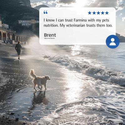 Show full view: Farmina N&D Ocean Canine Adult GMO-Free Salmon, Cod, Cantaloupe Mini Dry Dog Food, 5.5-lb bag slide 9 of 11