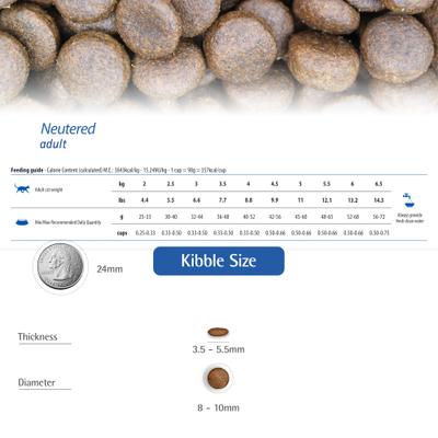 Show full view: Farmina N&D Ocean Feline Herring & Orange Neutered Dry Cat Food, 3.3-lb bag slide 7 of 10