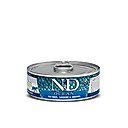 Farmina N&D Ocean Sea Bass, Sardine & Shrimp Grain-Free Wet Cat Food, 2.46-oz can, case of 24