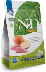 Farmina N&D Prime Boar & Apple Medium & Maxi Adult Grain-Free Dry Dog Food, 5.5-lb bag