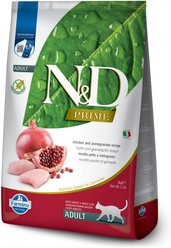 Farmina N&D Prime Chicken & Pomegranate Recipe Adult Cat Dry Food, 11-lb bag