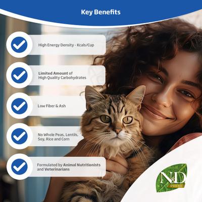 Show full view: Farmina N&D Prime Feline Chicken & Pomegranate GMO-Free Kitten Dry Cat Food, 11-lb bag slide 4 of 11