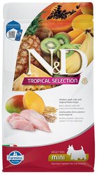 Farmina N&D Tropical Selection Chicken Adult Mini Dry Dog Food, 3.3-lb bag