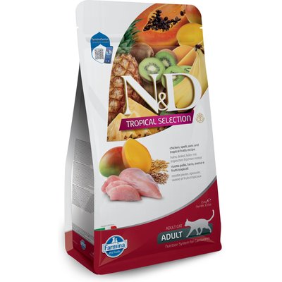 Farmina Farmina N&D Tropical Selection Chicken Dry Cat Food, 3.3-lb bag