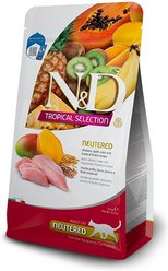 Farmina N&D Tropical Selection Chicken Neutered Dry Cat Food, 22-lb bag slide 1 of 2