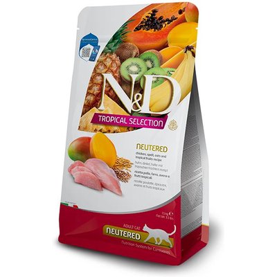 Farmina Farmina N&D Tropical Selection Chicken Neutered Dry Cat Food, 22-lb bag