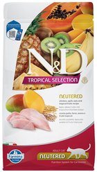 Farmina N&D Tropical Selection Chicken Neutered Dry Cat Food, 3.3-lb bag