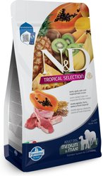 Farmina N&D Tropical Selection Lamb Adult Medium & Maxi Dry Dog Food, 4.4-lb bag slide 1 of 9