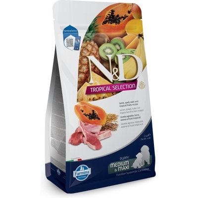 Farmina Farmina N&D Tropical Selection Lamb Puppy Medium & Maxi Dry Dog Food, 4.4-lb bag