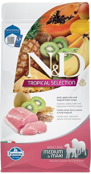 Farmina N&D Tropical Selection Pork Adult Medium & Maxi Dry Dog Food