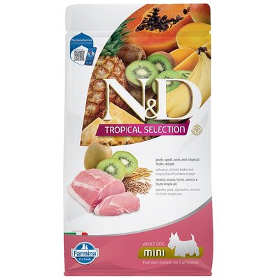 Farmina Farmina N&D Tropical Selection Pork Adult Mini Dry Dog Food, 3.3-lb bag