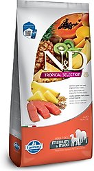 Farmina N&D Tropical Selection Salmon Adult Medium & Maxi Dry Dog Food, 22-lb bag