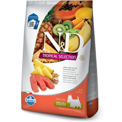 Farmina Farmina N&D Tropical Selection Salmon Adult Mini Dry Dog Food, 11-lb bag
