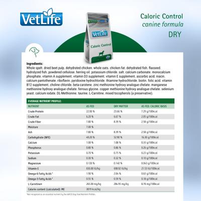 Show full view: Farmina Vet Life Caloric Control Canine Dry Dog Food, 4.4-lb bag slide 6 of 10
