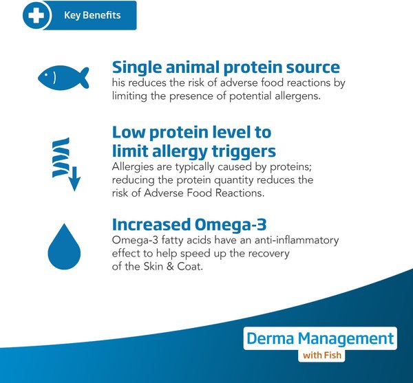 Show full view: Farmina Vet Life Derma Management with Fish Recipe In Gravy Wet Dog Food, 10.6-oz can, case of 6 slide 4 of 9