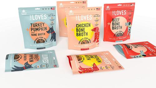Show full view: Farmland Traditions Tiny Loves Beef with Bone Broth Flavored Jerky Dog Treats, 12-oz pouch, 1 count slide 5 of 5