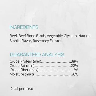 Show full view: Farmland Traditions Tiny Loves Beef with Bone Broth Flavored Jerky Dog Treats, 32-oz bag, 1 count slide 5 of 5