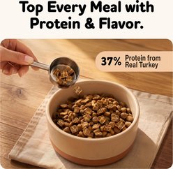 Farmland Traditions Tiny Loves Turkey & Pumpkin with Bone Broth Flavored Jerky Dog Treats, 6-oz pouch, 1 count slide 2 of 8
