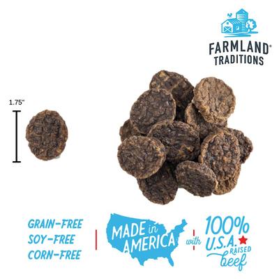 Show full view: Farmland Traditions USA Dogs Love Beef Grain-Free Jerky Dog Treats, 2.5-lb bag slide 4 of 9