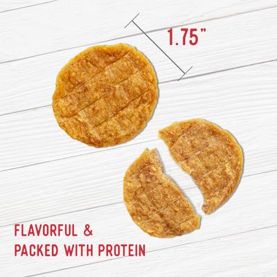 Show full view: Farmland Traditions USA Dogs Love Chicken Grain-Free Jerky Patties Dog Treats, 1-lb bag slide 4 of 10