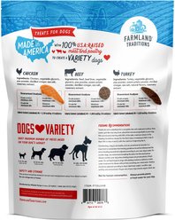 Farmland Traditions USA Dogs Love Variety Grain-Free Jerky Dog Treats, 3-lb bag slide 2 of 6