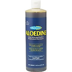 Farnam Aloedine Aloe Vera & Iodine Medicated Dog & Horse Shampoo, 16-fl oz bottle
