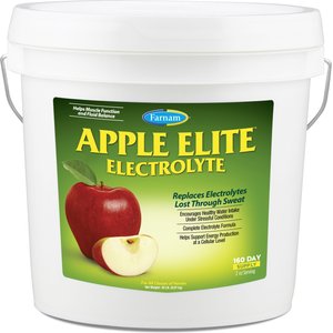 Farnam Apple Elite Electrolyte Granules Apple Flavor Horse Supplement, 20-lb tub