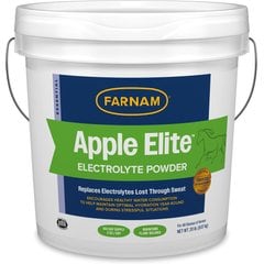 Farnam Apple Elite Electrolyte Powder Apple Flavor 160 Day Supply Horse Supplement, 20-lb tub