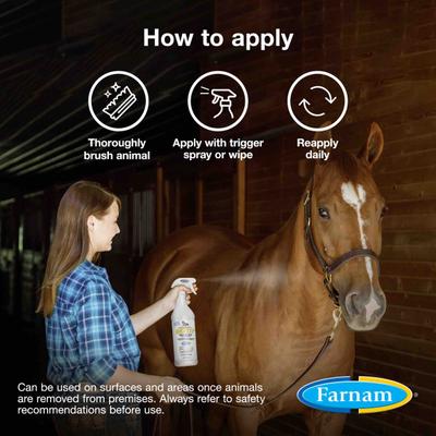 Show full view: Farnam Bronco e Citronella Scented Equine Fly Spray, 1-gal bottle slide 4 of 12