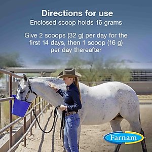 Farnam Cough Free Equine Respiratory Health Pellets Horse Supplement, 2.5-lb jar, 70 Day Supply