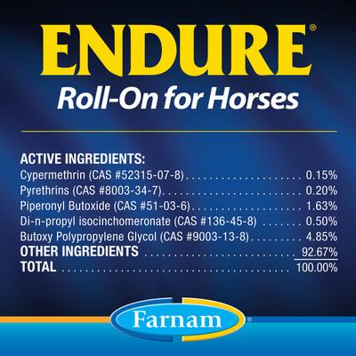 Show full view: Farnam Endure Horse Roll-On Fly Repellent, 3-fl oz bottle slide 9 of 9