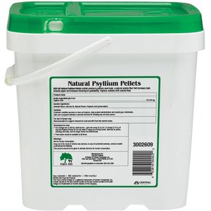 Farnam Equi Aid Natural Psyllium Fiber Pellets Apple/Molasses Flavor Horse Supplement, 10-lb bucket