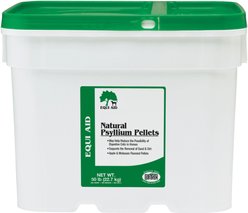 Farnam Equi Aid Natural Psyllium Fiber Pellets Horse Supplement, 50-lb tub